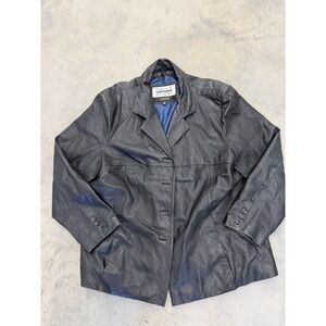 Pelle Studio By Wilsons Leather Jacket Womens 3X Black Genuine Leather Outerwear